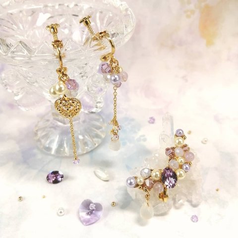 『Luna』イヤーカフ＆イヤリング/ピアス