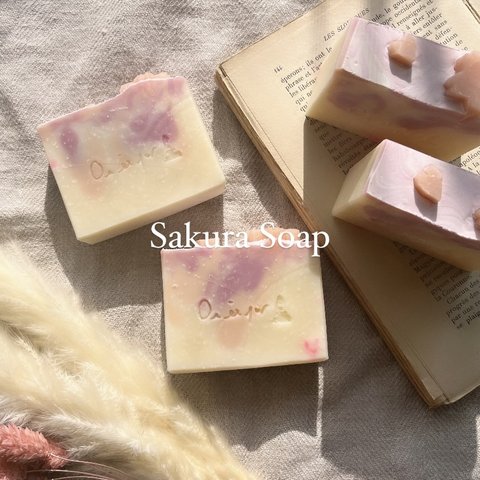 桜石鹸　さくら石鹸　Sakura Soap  春　石鹸　さくら　春の石鹸　雑貨石鹸【1個】