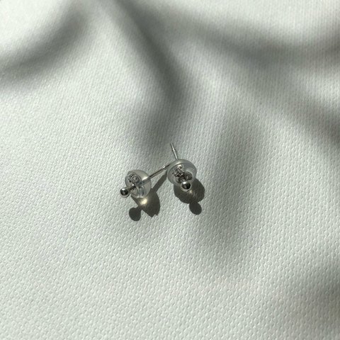 人気No.3!【silver 925 】極小ボールピアス/小さな小さなスタッドピアス