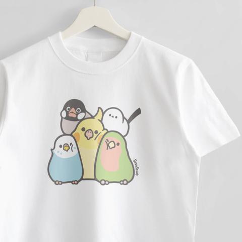 Tシャツ（MOFU MOFU BIRD / 和気あいあい / A）