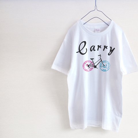 Carry　自転車Tシャツ