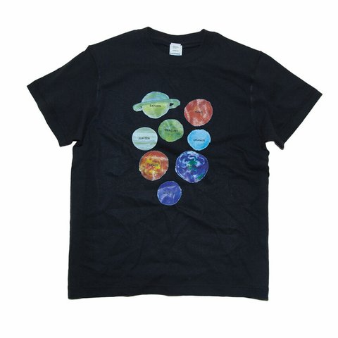 宇宙シリーズ！太陽系Tシャツ　ユニセックスS~XL  Tcollector