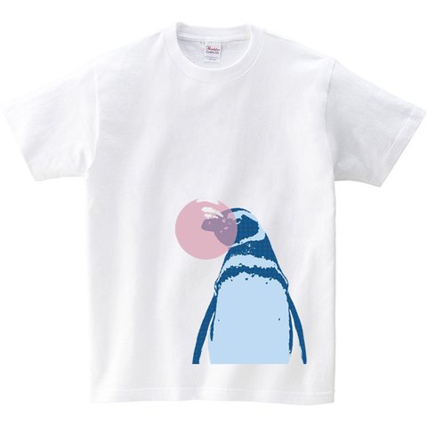[キッズTシャツ] 風船ガム / ペンギン
