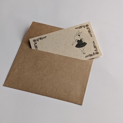 バレエメッセージカード12枚セット≪封筒入り≫