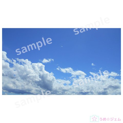 PC壁紙　空と雲《sora-035》（JPG・PNGファイル）