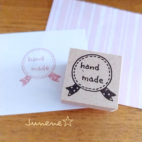 hand madeはんこ(ステッチシール)