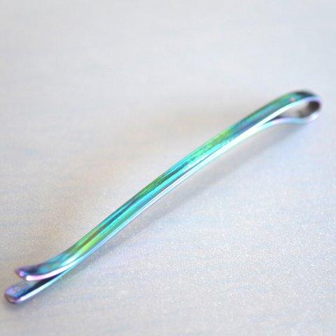 Titanium hairpin・純チタンヘアピン・グリーン