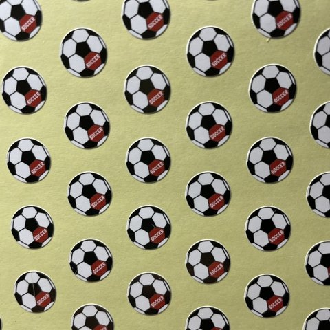 サッカー☆シール☆1cm:252枚☆習い事シール☆スケジュールシール☆サッカー☆カレンダーシール