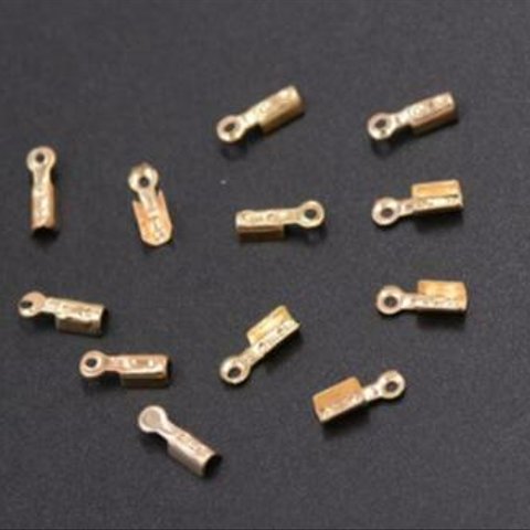 GM-076 300個 紐留めカシメ 8×3mm アクセサリーパーツ ゴールド 3×【100ヶ】