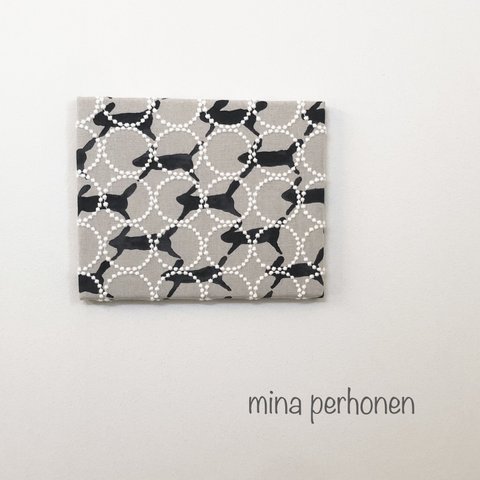 mina perhonen  ミナペルホネン tambourin × runrunrun ファブリックパネル　ハンドメイド