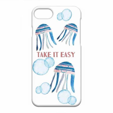 くらげスマホカバー　take it easy