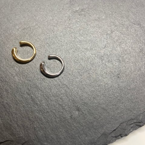 plump ear cuff silver