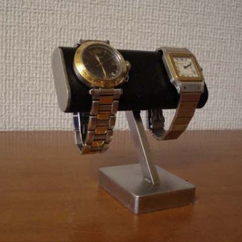 腕時計スタンド　腕時計スタンド ２本　腕時計スタンド おしゃれ 　ブラックチビ助腕時計スタンド