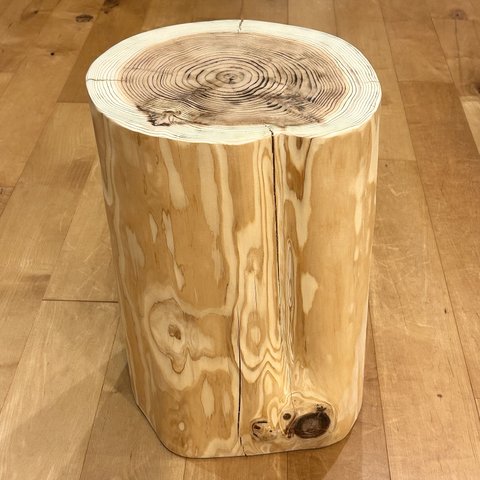 Sugi Wood Stool  No.357