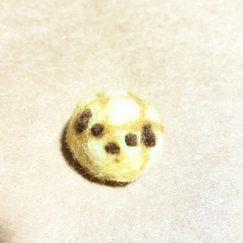 わんこメロンパン　羊毛フェルト