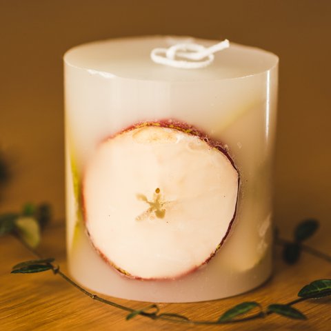 Botanical candle【Apple】