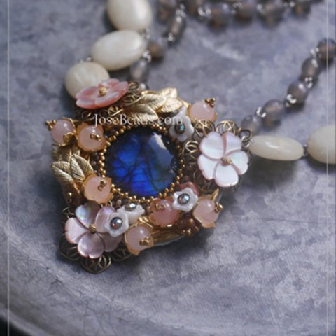 Vintage necklace <Cabo 1806>