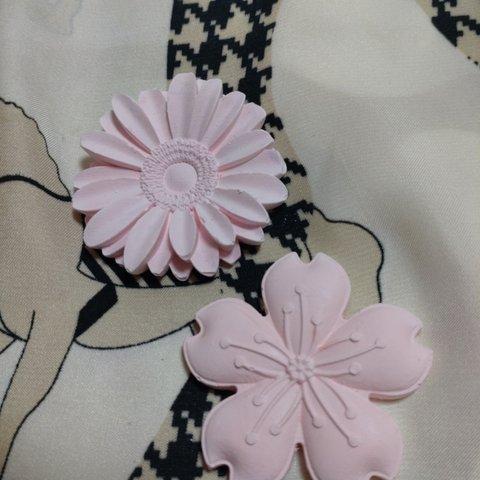 桜とガーベラのアロマストーン♥2個セット