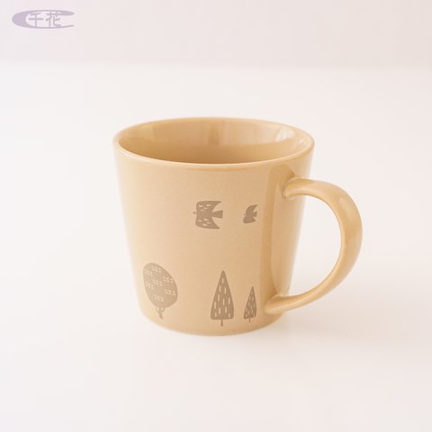 マグカップ＊北欧風＊ベージュ＊250ml［ID：M20036-2］