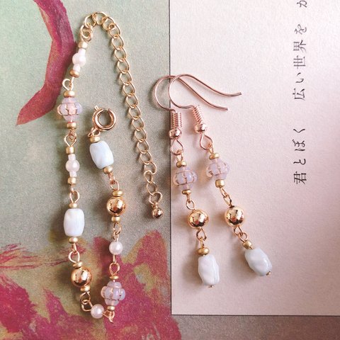 Bracelet&Earrings 04/ Spring