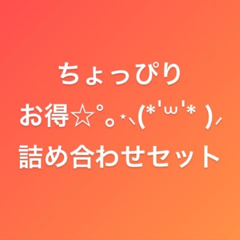 限定！お得な6点セット＊詰め合わせ＊