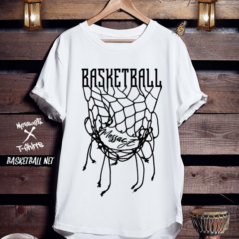 バスケTシャツ「BASKETBALL NET」