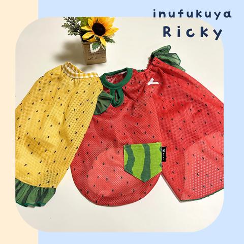 つぶつぶタネありスイカ🍉メッシュタンクトップ・ワンピース・チュニック