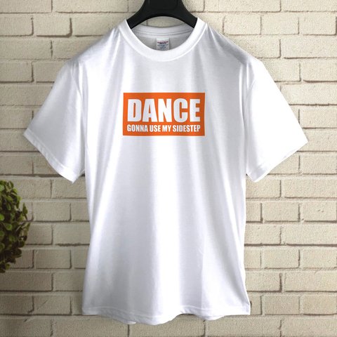 DANCE （ホワイト）/ 吸水速乾 スポーツTシャツ