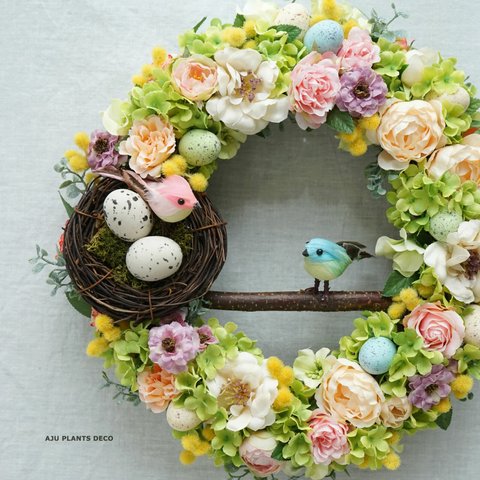 Easter Wreath ④ 25cm（造花）