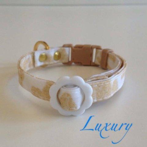 パピー用首輪　Luxury　ゴールド