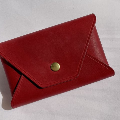 Envelope Card Case / 　Sabbia_RED