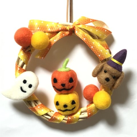 🎃ハロウィンリース🎃