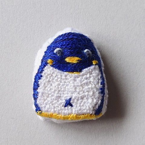 ペンギンの刺繍マグネット
