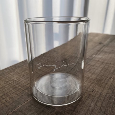 [ 名入れ ] order ︴double wall glass