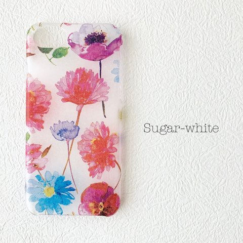 iPhone ケース ❤︎ mix flower : A       