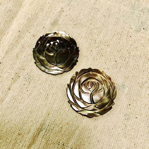 30mm シェルパーツ 2pcsセット＊ 薔薇