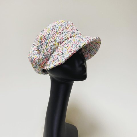 cotton tweed casquette