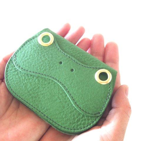 『コ・チャッピー』グリーン　かえるのミニウォレット　　財布　コンパクト