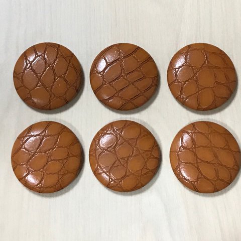 BROWN DESIGN CIRCLE CABOCHONS