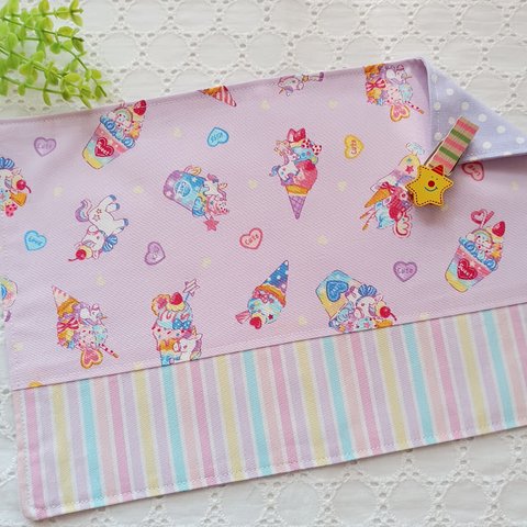 残り僅か♡ランチマット♡  20×30cm 25×35㎝  ユニコーン ゆめかわ スイーツ  ランチョンマット