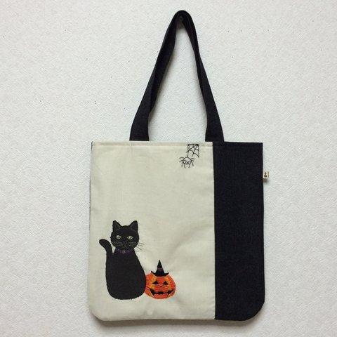 更にお値引き！【SALE】ニャッピー ハロウィン！トートバッグ