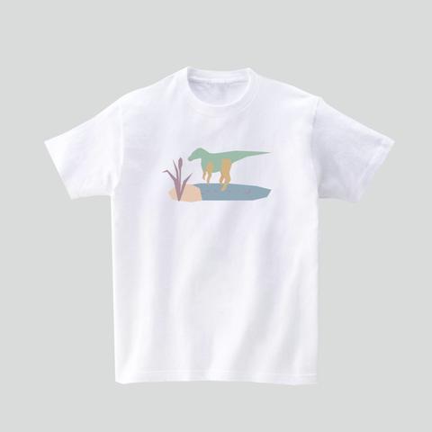 恐竜Tシャツ-ヤマトサウルス（ホワイト）