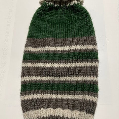 手編みドックセーター