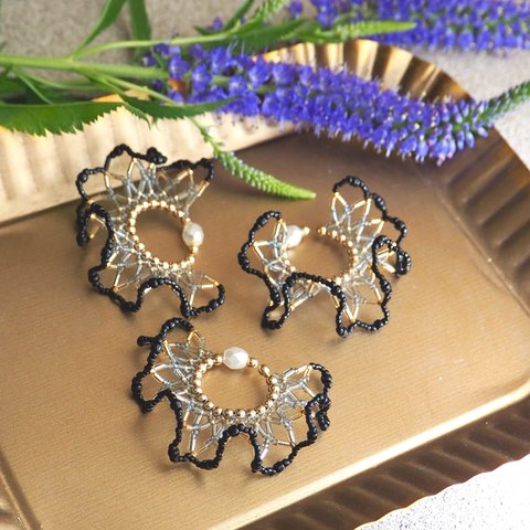 FURILU  ear cuff【BLACK】