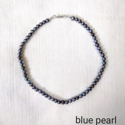 blue pearlネックレス