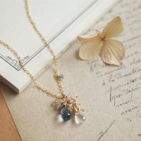 London blue topaz Necklace