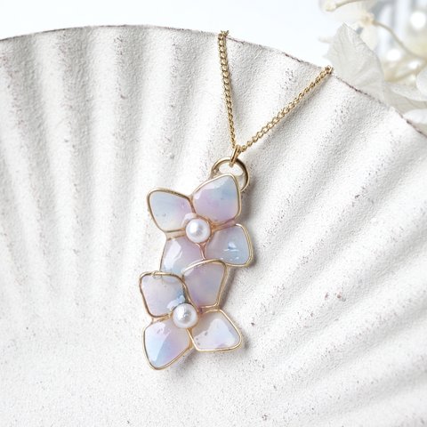 小さなあじさいjewelryネックレス