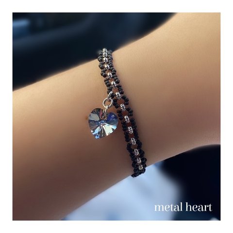 SWAROVSKI heart bracelet【Devil series】
