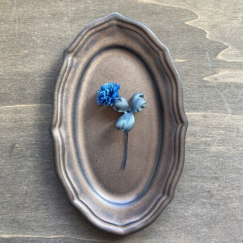 Clover brooch【Blue】