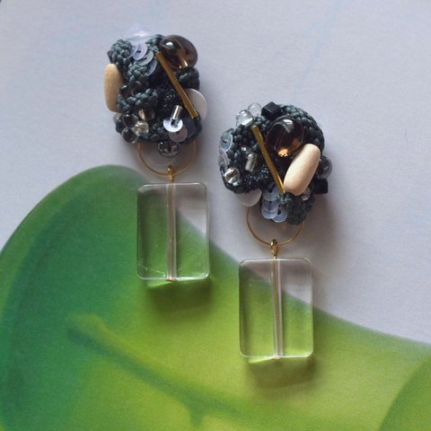 mineral  earring